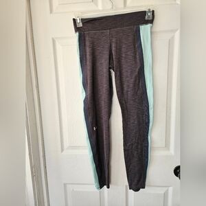Under Armour Gray and Light Blue Leggings